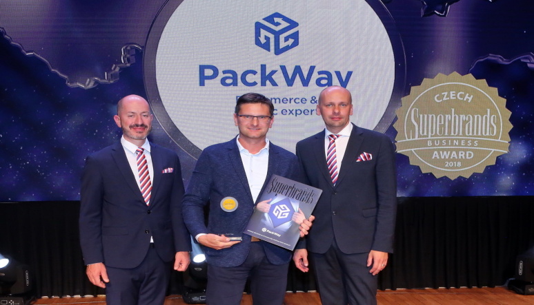 Společnost PackWay převzala cenu Czech Superbrands Awards 2018